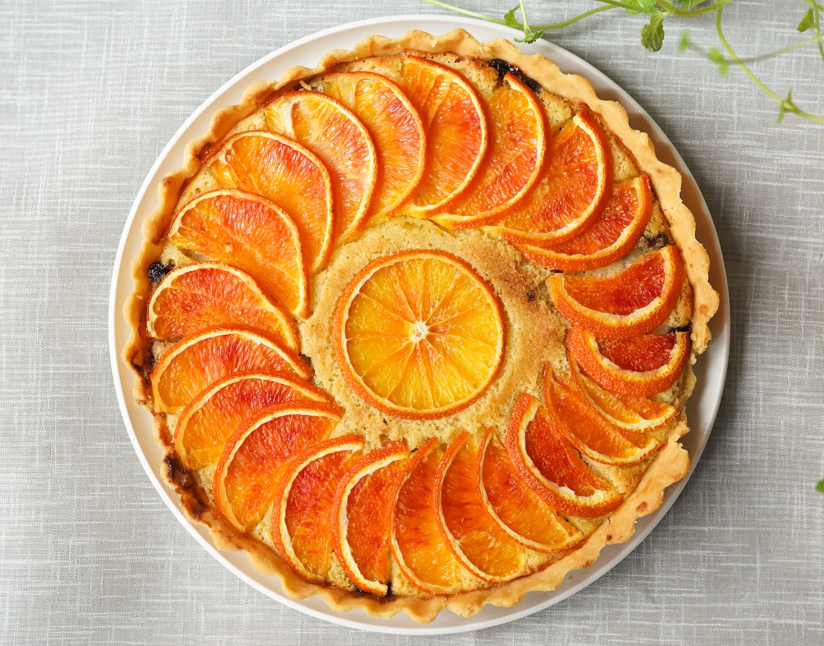 baked orange pie